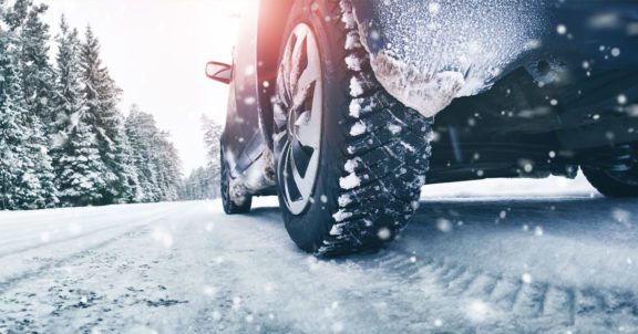 EVs in snow, electric vehicles in snow, driving EVs