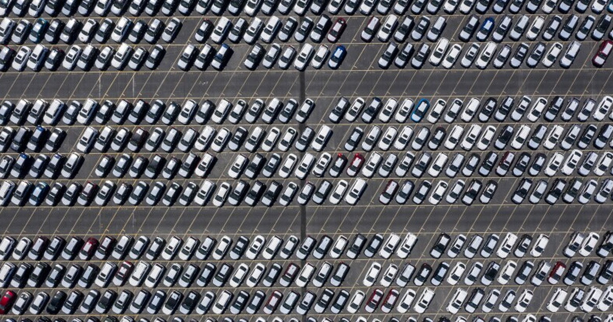 fleet of cars