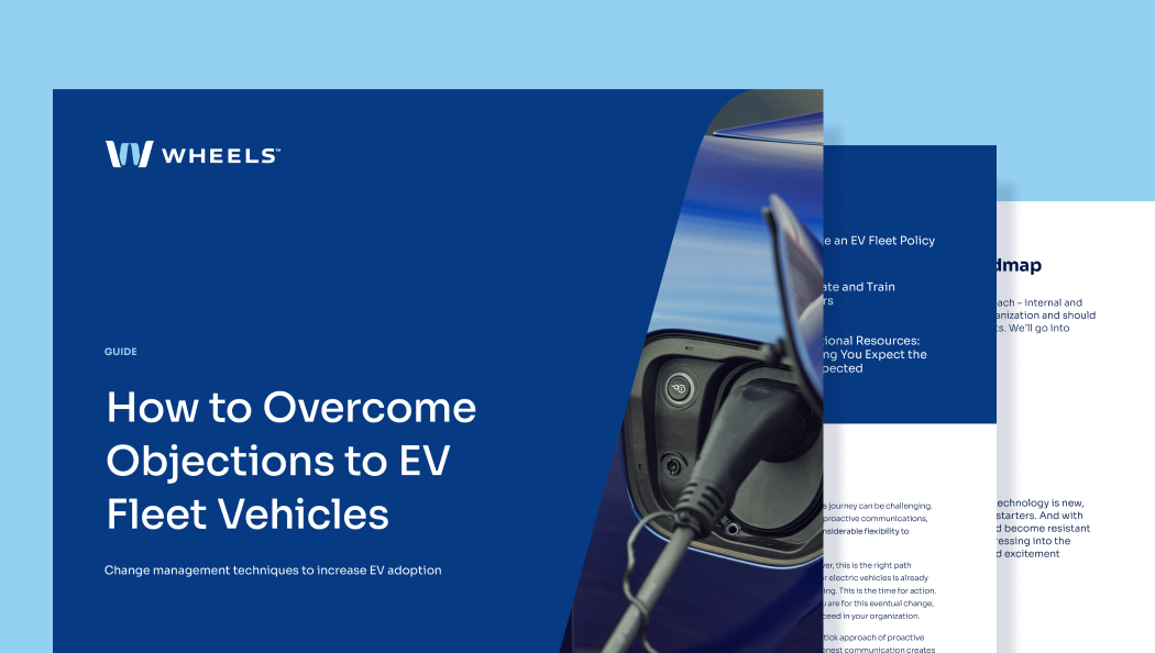 first three pages of How to Overcome Objections to EV Fleet Vehicles report