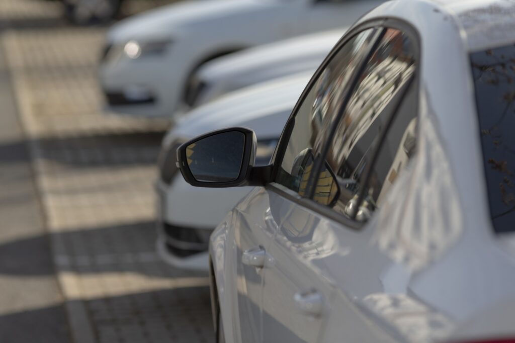 White car