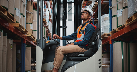 worker in warehouse