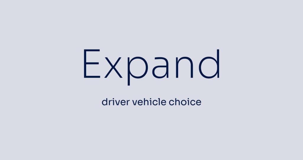 Expand driver vehicle choice