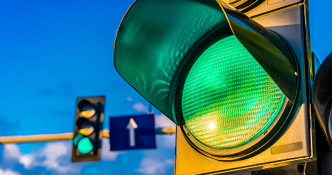green traffic light