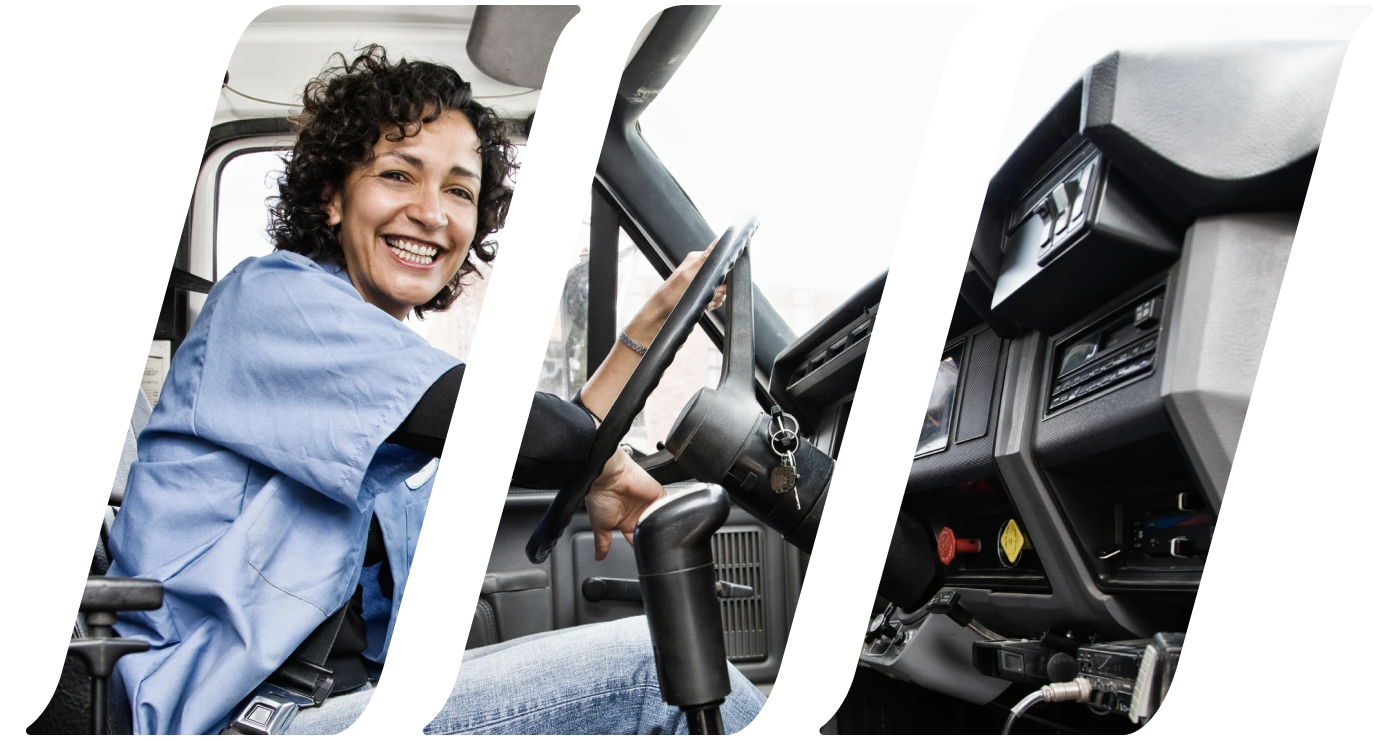 woman truck driver