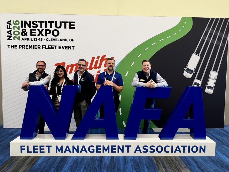 people posing at nafa fleet management association