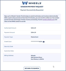 Vendor Guide: Payment Process for US Repair Orders - Wheels