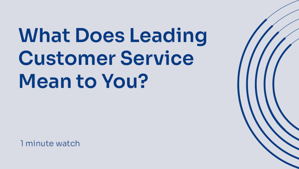 What Does Leading Customer Service Mean to You video cover image Wheels