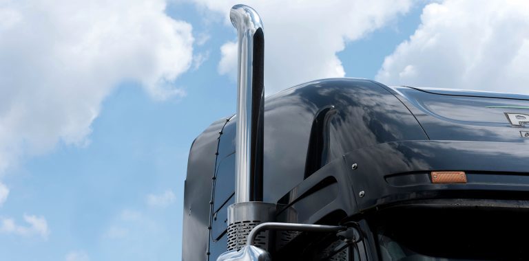 Truck exhaust pipe